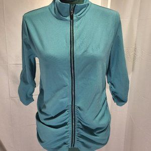 👟Calvin Klein Women's Performance Quick Dry Jacket Teal XL